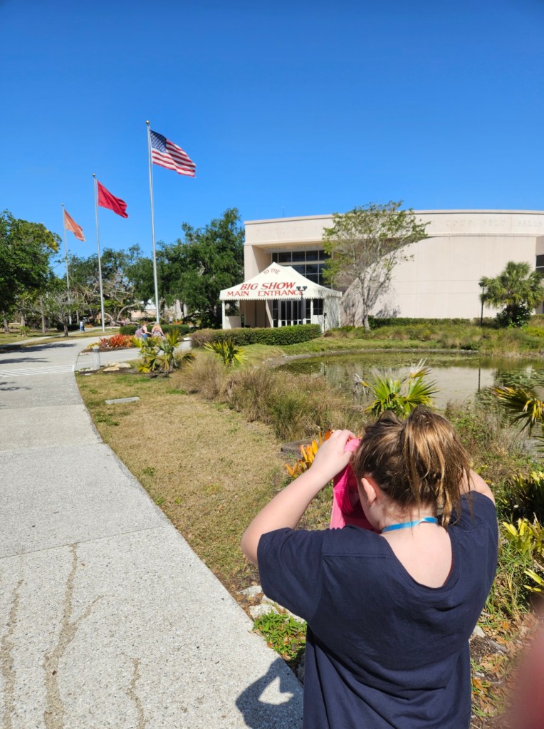 Outside Ringling Museum